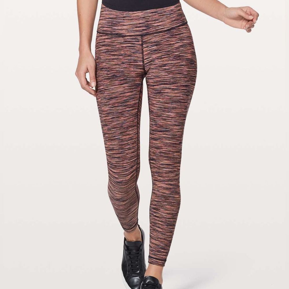 Lululemon Wunder‎ Under Space Dye Hi-Rise 7/8 legging | Size 4
